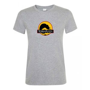 2019 október TerraPlaza logo grey melange női póló 2019 október TerraPlaza logo grey melange női póló