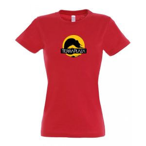 2019 október TerraPlaza logo red női póló