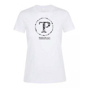 TerraPlaza kör logo white női póló TerraPlaza kör logo white női póló