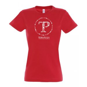 TerraPlaza kör logo red női póló TerraPlaza kör logo red női póló