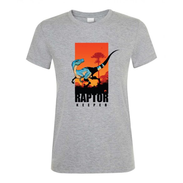 Raptor keeper grey melange női póló
