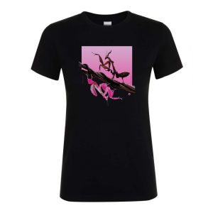 Mantis Mimikri fekete női póló