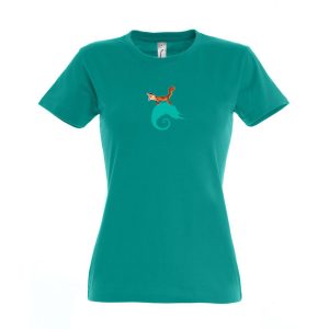 Aeluroscalabotes felinus emerald női póló