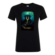 Idolomantis diabolica fekete női póló