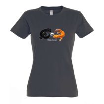 Leopárdgekkók mouse grey női póló