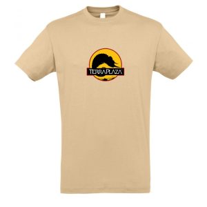 2019 október TerraPlaza logo sand férfi póló