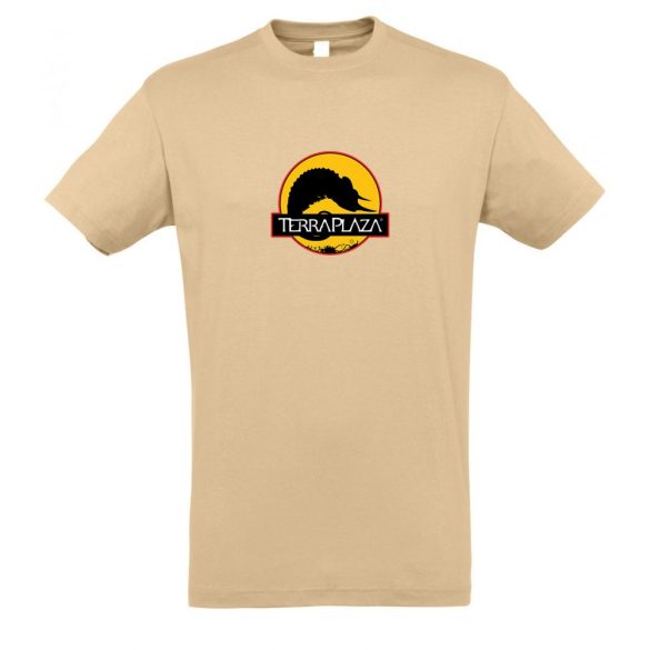 2019 október TerraPlaza logo sand férfi póló
