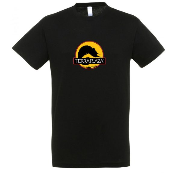 2019 október TerraPlaza logo fekete férfi póló