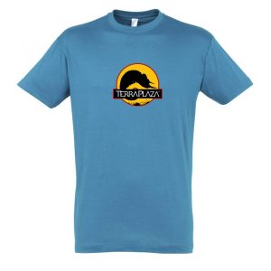2019 október TerraPlaza logo aqua férfi póló 2019 október TerraPlaza logo aqua férfi póló