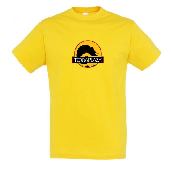 2019 október TerraPlaza logo gold férfi póló