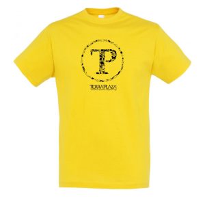 TerraPlaza kör logo gold férfi póló TerraPlaza kör logo gold férfi póló