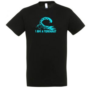 I’m a terrarist blue black férfi póló