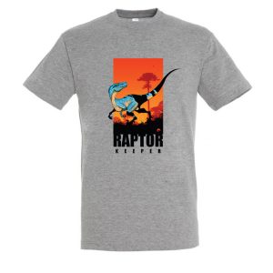 Raptor keeper grey melange férfi póló Raptor keeper grey melange férfi póló