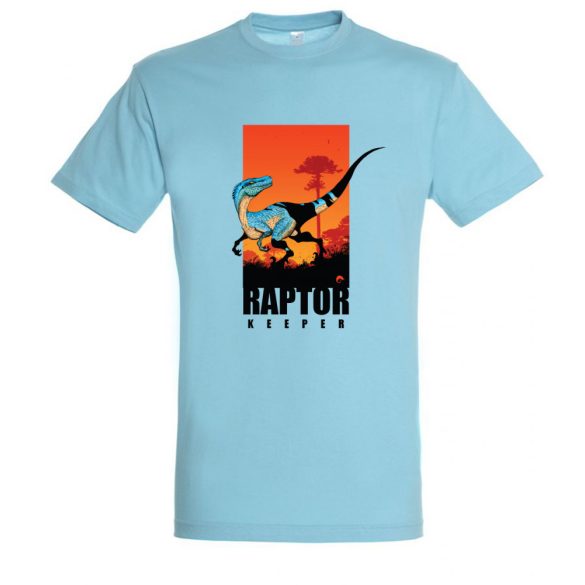 Raptor keeper atoll blue férfi póló