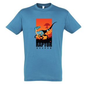 Raptor keeper aqua férfi póló