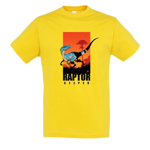 Raptor keeper gold férfi póló