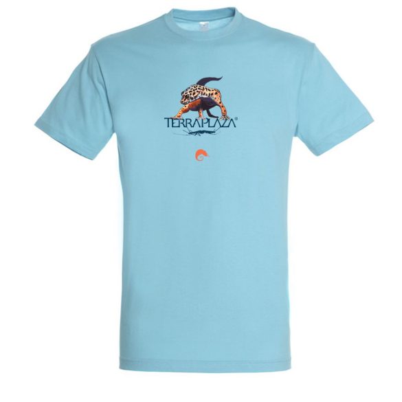 Leopárdgekkó atoll blue férfi póló