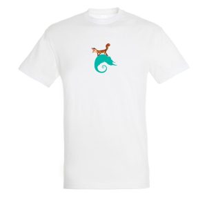 Aeluroscalabotes felinus fehér férfi póló