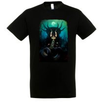 Idolomantis diabolica felirat nélkül fekete férfi póló 