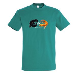 Leopárdgekkók emerald férfi póló