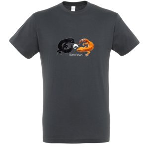 Leopárdgekkók mouse gray férfi póló