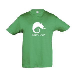 TerraPlaza simple logo kelly green gyermek póló