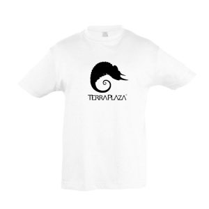 TerraPlaza simple logo fehér gyermek póló TerraPlaza simple logo fehér gyermek póló