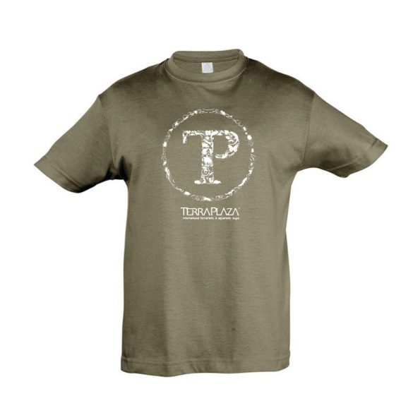 TerraPlaza kör fehér logo army gyermek póló