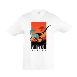 Raptor keeper white gyermek póló