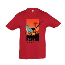 Raptor keeper red gyermek póló
