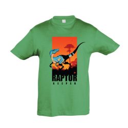 Raptor keeper green gyermek póló