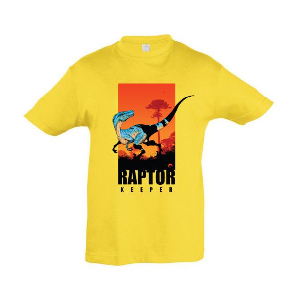 Raptor keeper gold gyermek póló