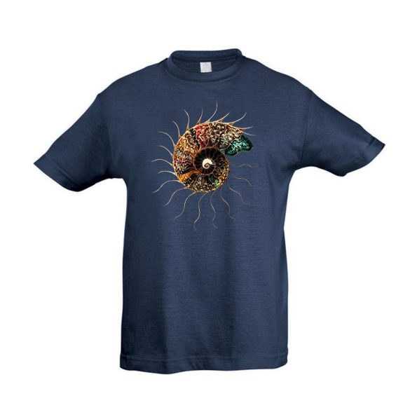 Evolution denim színű gyermek póló