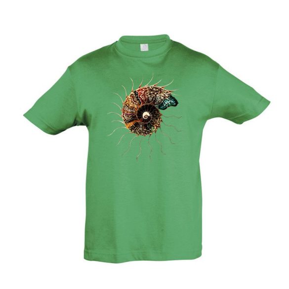 Evolution kelly green színű gyermek póló