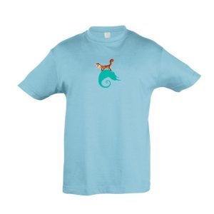 Aeluroscalabotes felinus atoll blue színű gyermek póló
