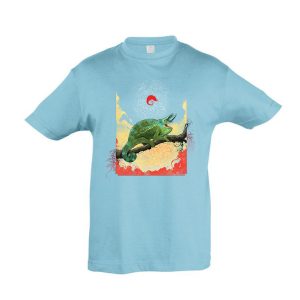 Trioceros jacksonii atoll blue színű gyermek póló