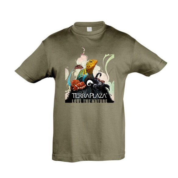 Summer 58th army színű gyermek póló
