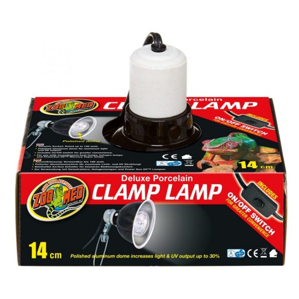 ZooMed LF-11 porcelán lámpabúra csíptetős rögzítővel (max100w)