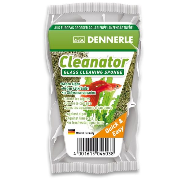 Dennerle Cleanator - akváriumüveg - terráriumüveg tisztító szivacs (durva+finom)