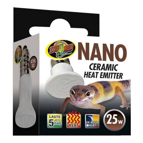 ZooMed Nano Ceramic Heat Emitter, infravörös tartományú terrárium melegítő izzó 25W