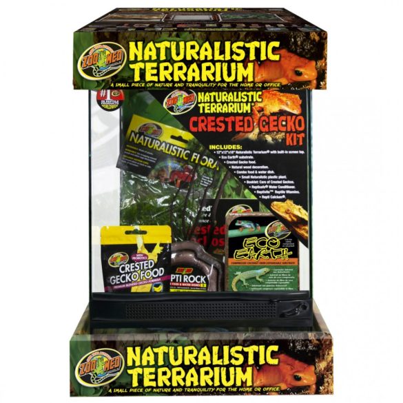 ZooMed Naturalistic Terrarium® Új-kaledóniai vitorlásgekkó készlet 30 x 30 x 45 cm