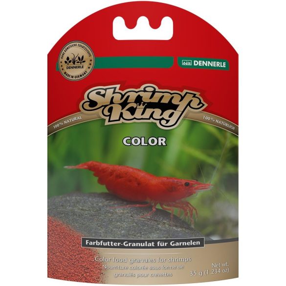 Dennerle garnélatáp - Shrimp King Color, színfokozó kiegészítő táp 35 g