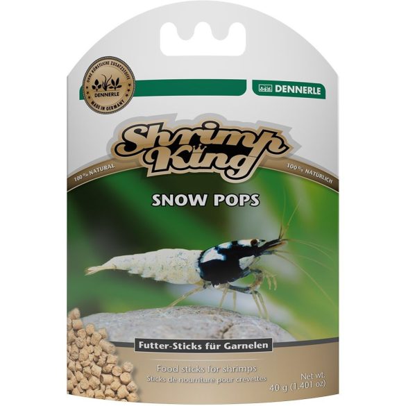 Dennerle garnélatáp - Shrimp King Snow Pops - kiegészítő táp 40 g