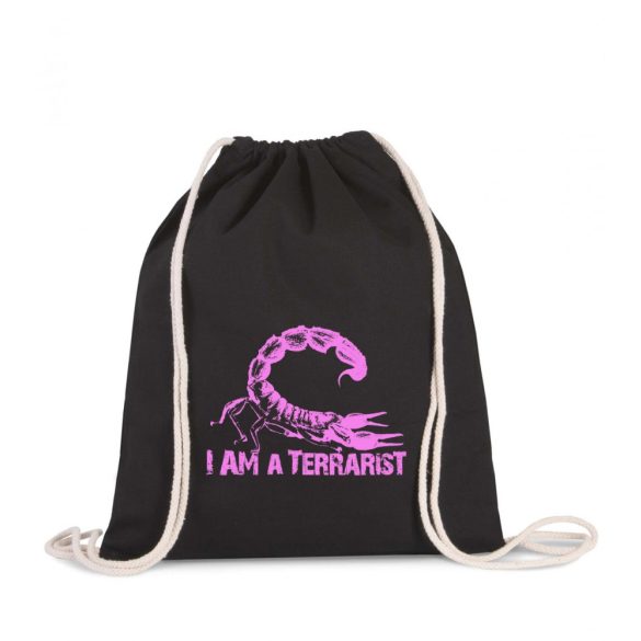 Tornazsák I’m a terrarist scorpion purple