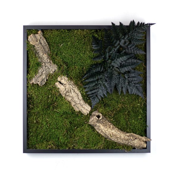 Stabilizált, gondozásmentes mohakép 52x52 cm - LeafCraft